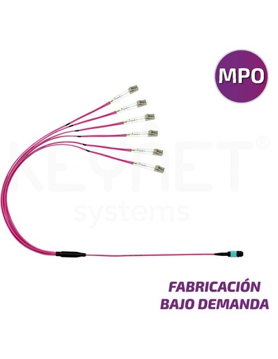 [TFBK-MP12-MPLP-M4AL-ELV10] Latiguillo fan-out MPO-M PC a TFBK-MP12-MPLP-M4AL-ELV10