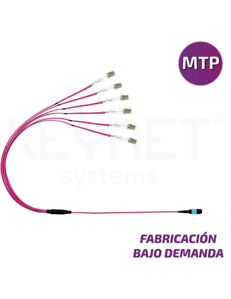 Latiguillo fan-out MTP-M PC a TFBK-MT12-MPLP-M4AL-ELV03