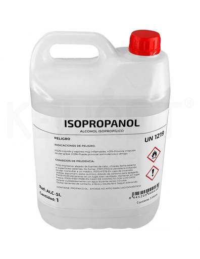 [ALC-5L] Alcohol isopropílico garrafa 5L ALC-5L