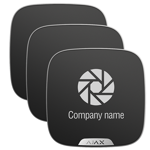 Pack 10 cubiertas personalizables para sirena exterior AJAX - 10XAJ-BRANDPLATES-B