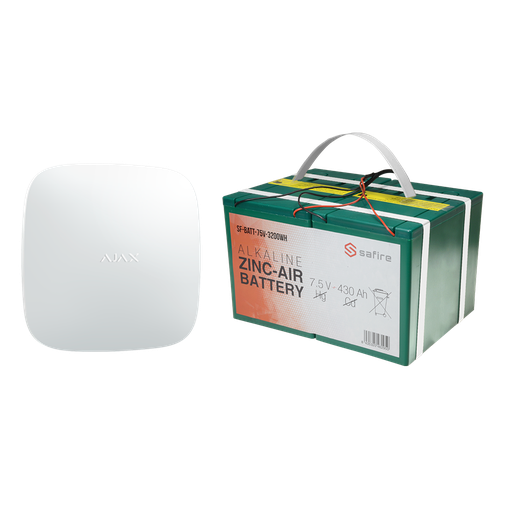 [AJ-BATTERYKIT-12M] Kit de alarma autónomo AJAX - AJ-BATTERYKIT-12M