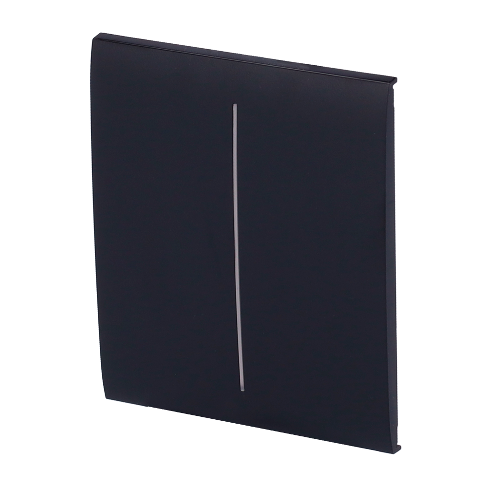 Panel táctil para interruptor de luz doble AJAX - AJ-CENTERBUTTON-2G-B