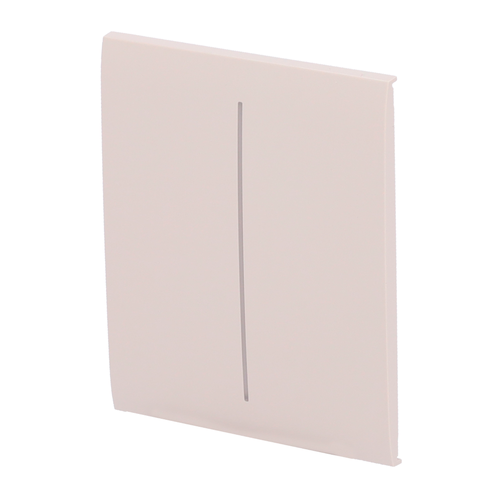 Panel táctil para interruptor de luz doble AJAX - AJ-CENTERBUTTON-2G-IVO