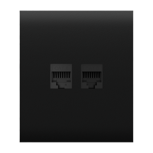 [AJ-CENTERCOVER-LAN-B] Tapa central para enchufe Ethernet AJAX - AJ-CENTERCOVER-LAN-B
