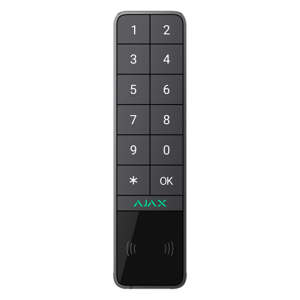 Teclado para exterior IP66/IK08 con lector RFID AJAX - AJ-KEYPADOUTDOOR-GRA