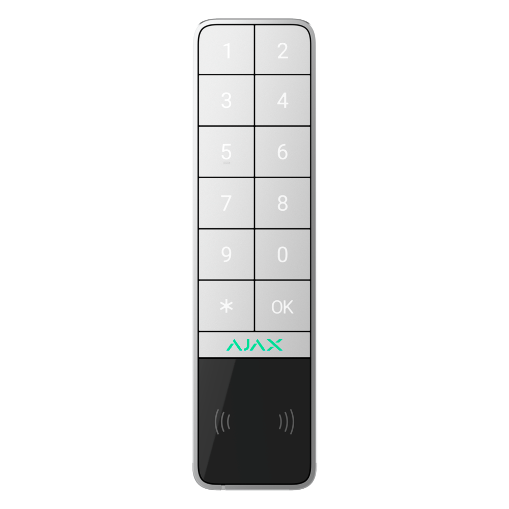 Teclado para exterior IP66/IK08 con lector RFID AJAX - AJ-KEYPADOUTDOOR-W