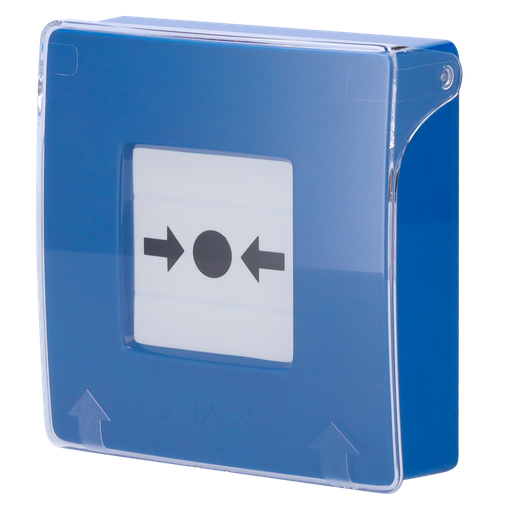 [AJ-MANUALCALLPOINT-BLUE] Botón manual de alarma de incendio azul AJAX - AJ-MANUALCALLPOINT-BLUE