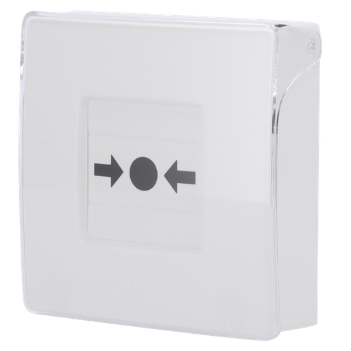 [AJ-MANUALCALLPOINT-WHITE] Botón manual de alarma de incendio blanco AJAX - AJ-MANUALCALLPOINT-WHITE