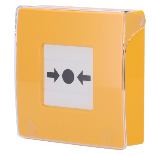 [AJ-MANUALCALLPOINT-YELLOW] Botón manual de alarma de incendio amarillo AJAX - AJ-MANUALCALLPOINT-YELLOW