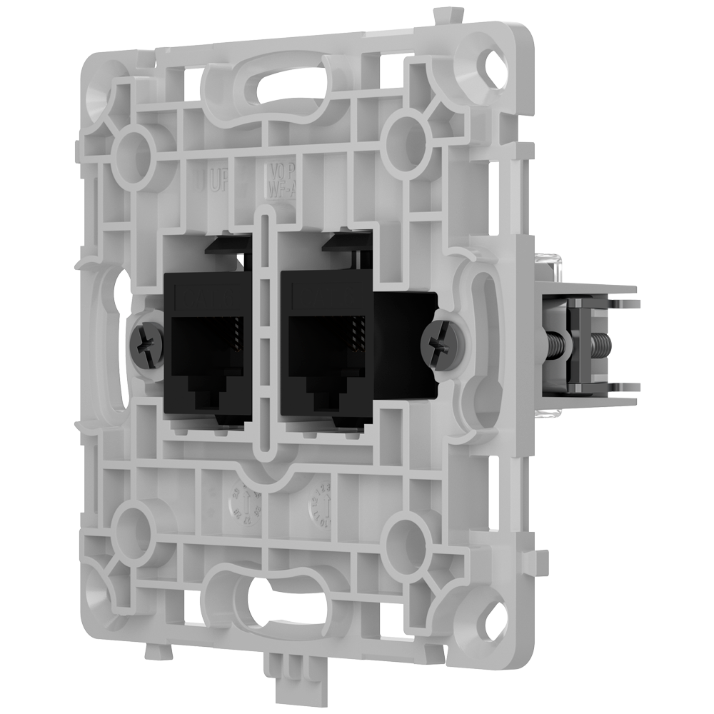Enchufe Ethernet con dos puertos AJAX - AJ-OUTLETCORE-LAN-B
