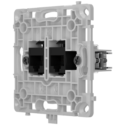 [AJ-OUTLETCORE-LAN-B] Enchufe Ethernet con dos puertos AJAX - AJ-OUTLETCORE-LAN-B