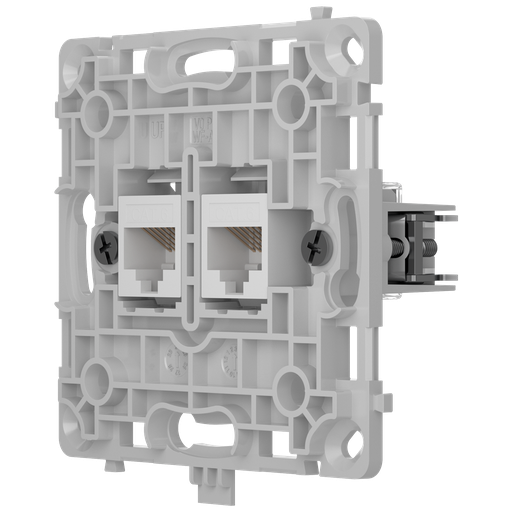 [AJ-OUTLETCORE-LAN-W] Enchufe Ethernet con dos puertos AJAX - AJ-OUTLETCORE-LAN-W