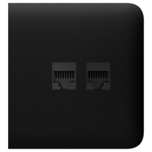 [AJ-SIDECOVER-LAN-B] Tapa lateral para enchufe Ethernet AJAX - AJ-SIDECOVER-LAN-B