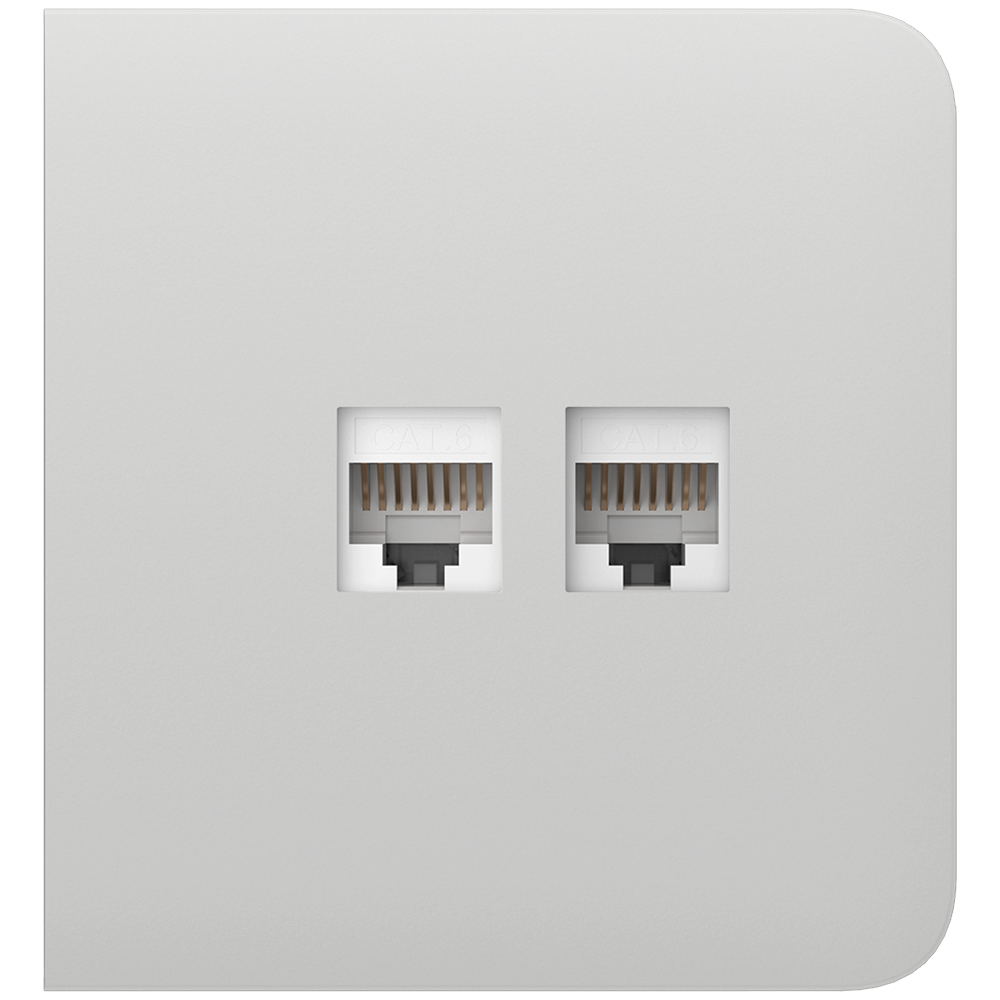 Tapa lateral para enchufe Ethernet AJAX - AJ-SIDECOVER-LAN-W