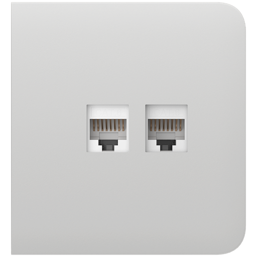 [AJ-SIDECOVER-LAN-W] Tapa lateral para enchufe Ethernet AJAX - AJ-SIDECOVER-LAN-W