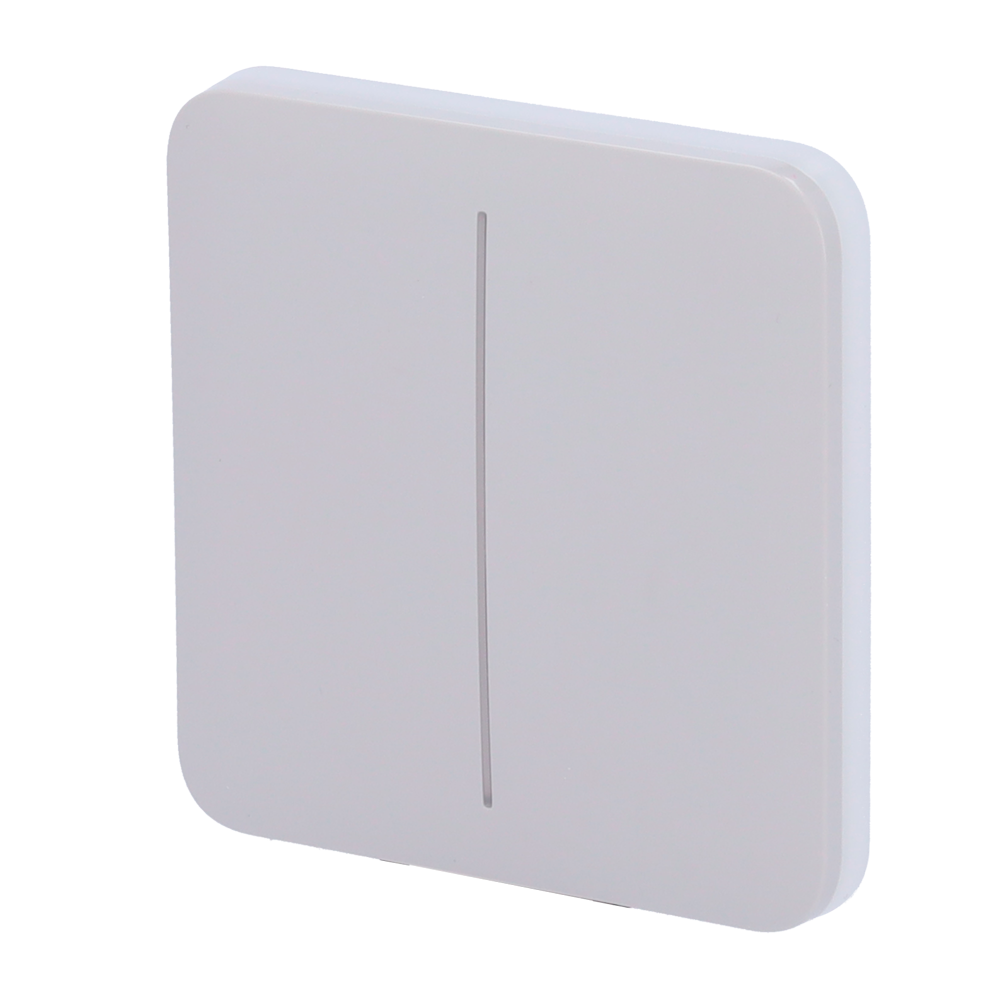 Panel táctil para interruptor de luz doble AJAX - AJ-SOLOBUTTON-2G-FOG