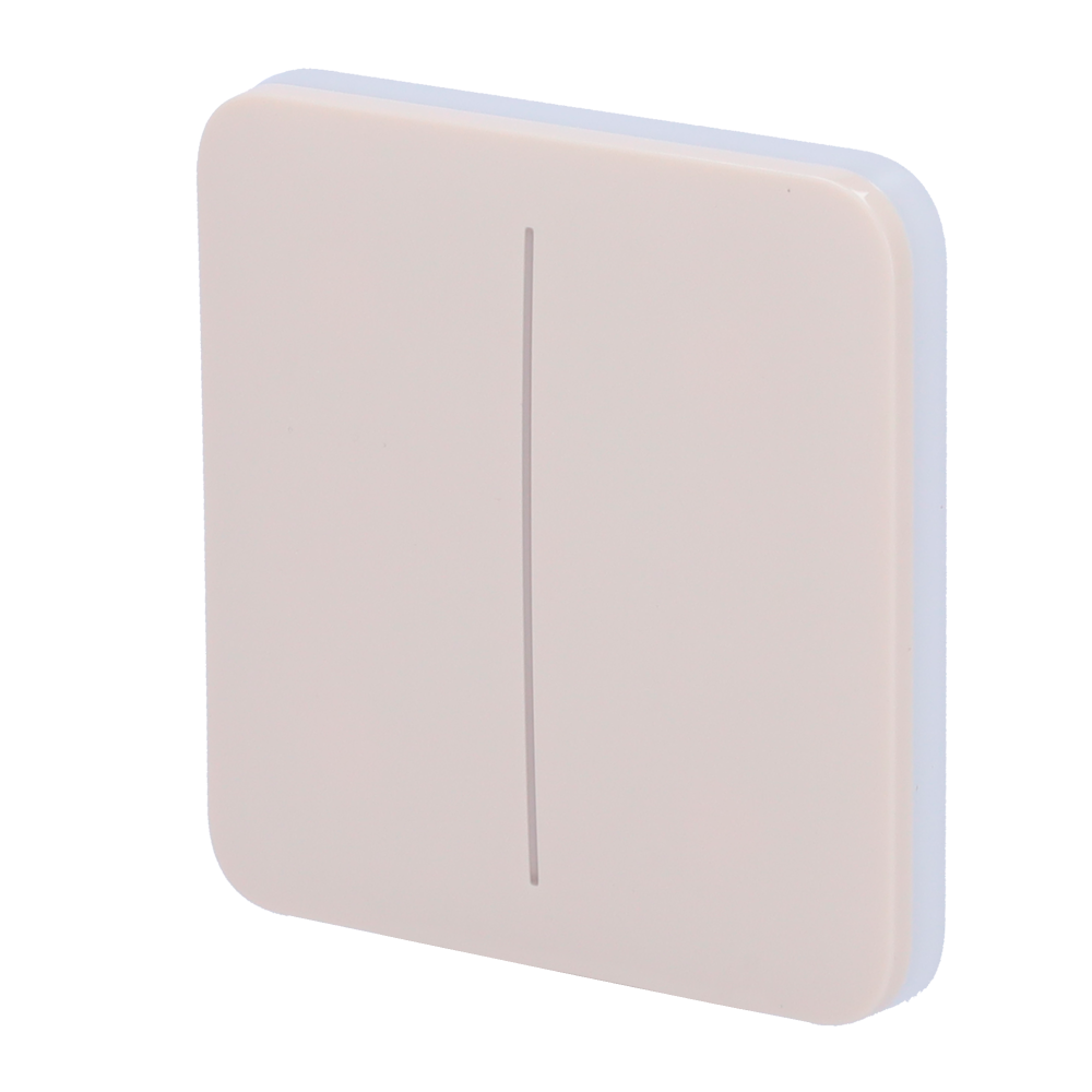 Panel táctil para interruptor de luz doble AJAX - AJ-SOLOBUTTON-2G-IVO