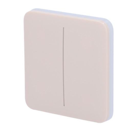 [AJ-SOLOBUTTON-2G-IVO] Panel táctil para interruptor de luz doble AJAX - AJ-SOLOBUTTON-2G-IVO