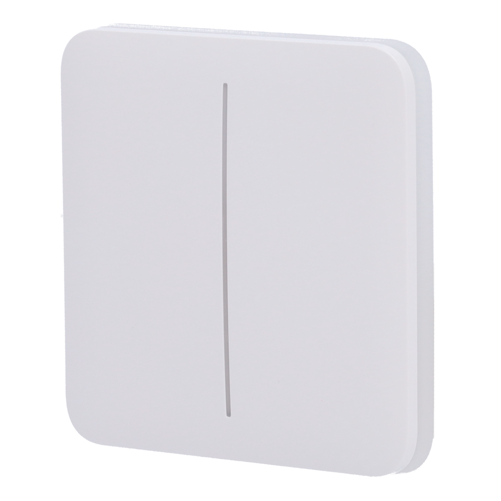 Panel táctil para interruptor de luz doble AJAX - AJ-SOLOBUTTON-2G-W