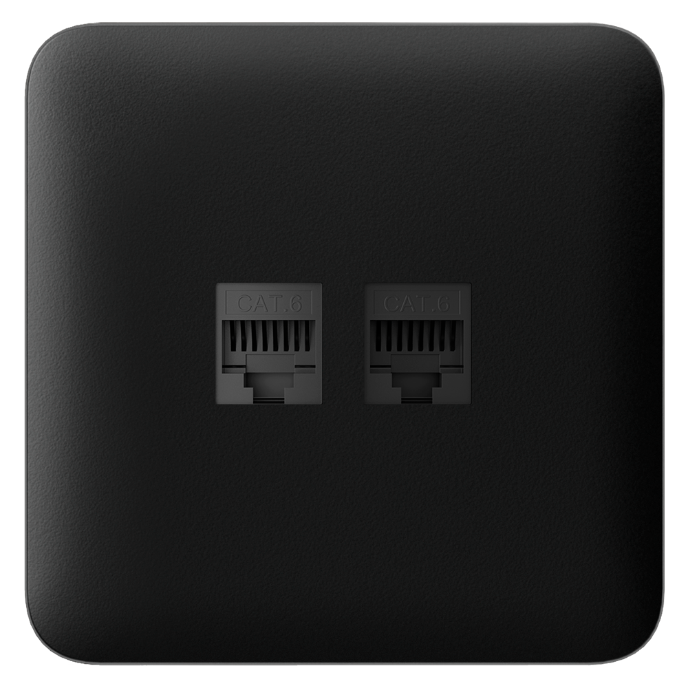 Tapa lateral para enchufe Ethernet AJAX - AJ-SOLOCOVER-LAN-B