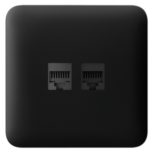 [AJ-SOLOCOVER-LAN-B] Tapa lateral para enchufe Ethernet AJAX - AJ-SOLOCOVER-LAN-B