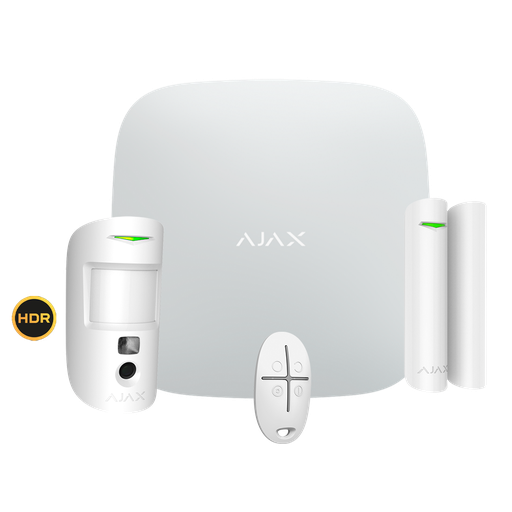 [AJ-STARTERKIT-CAM-HDR-W] Kit de alarma profesional AJAX - AJ-STARTERKIT-CAM-HDR-W
