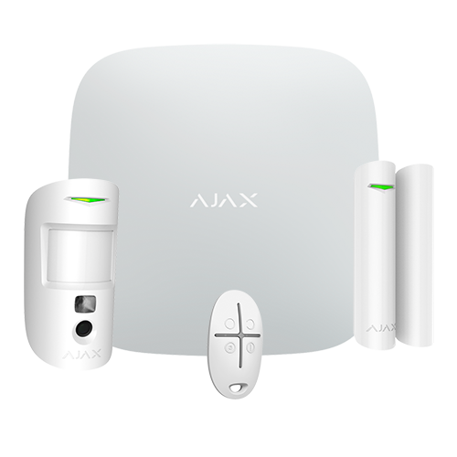 [AJ-STARTERKIT-CAM-W] Kit de alarma profesional AJAX - AJ-STARTERKIT-CAM-W