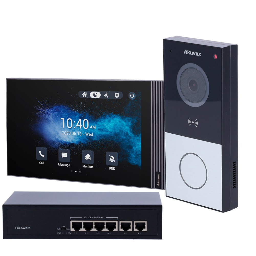 AK-KIT03-IP - Kit de videoportero en superficie Linux