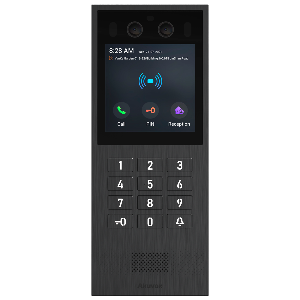 AK-X912K - Videoportero IP antivandálico IK08 en superficie