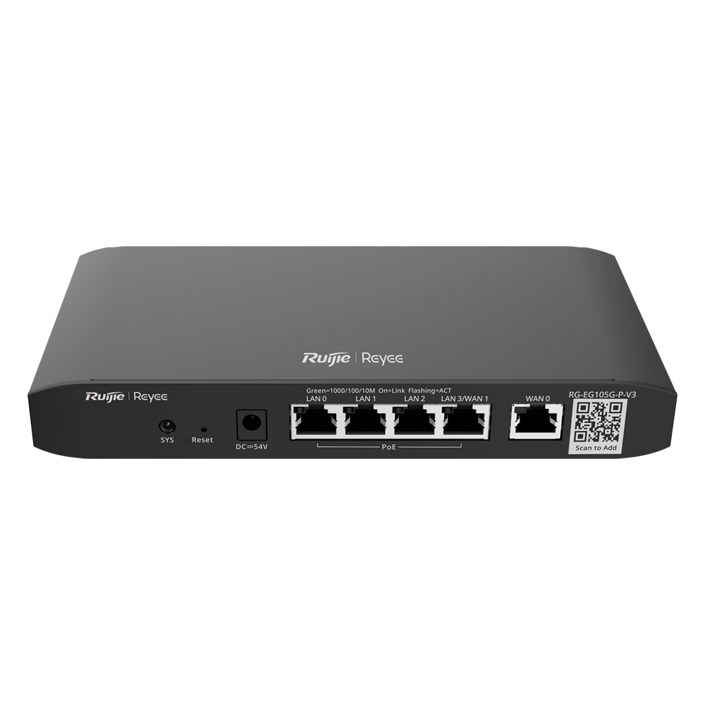Reyee Router PoE Controlador Cloud - RG-EG105G-P-V3