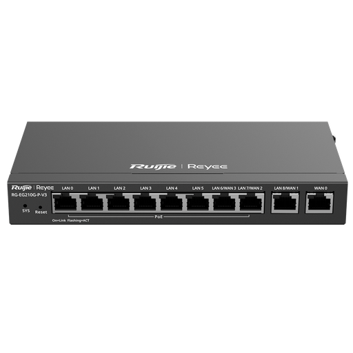 [RG-EG210G-P-V3] Reyee Router PoE Controlador Cloud - RG-EG210G-P-V3