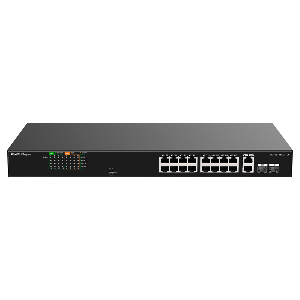 Reyee Switch PoE Sobremesa - RG-ES118FGS-LP