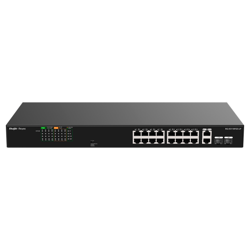 [RG-ES118FGS-LP] Reyee Switch PoE Sobremesa - RG-ES118FGS-LP