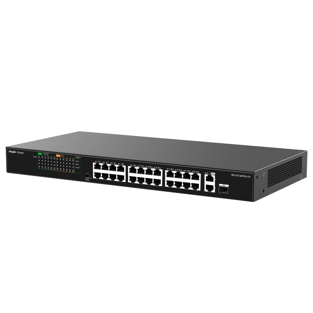 Reyee Switch PoE Enracable - RG-ES126FGS-LP