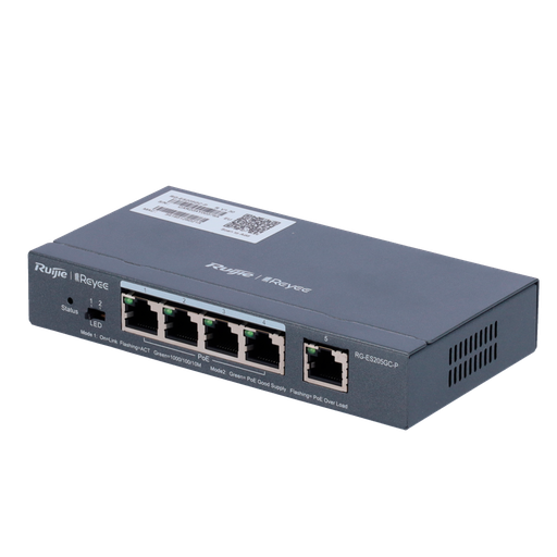 [RG-ES205GC-P] Reyee Switch PoE Cloud Gestionable - RG-ES205GC-P