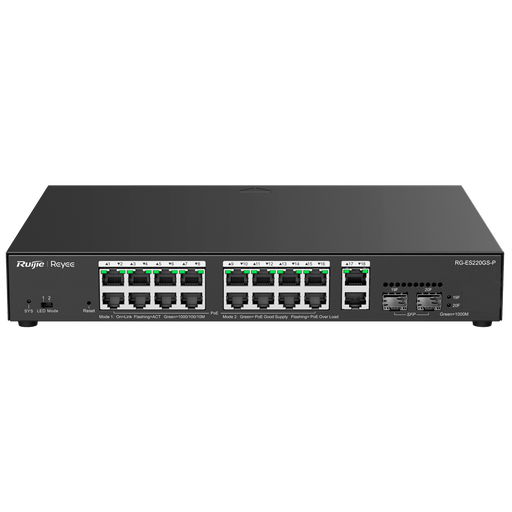 [RG-ES220GS-P] Reyee Switch PoE Cloud Gestionable - RG-ES220GS-P