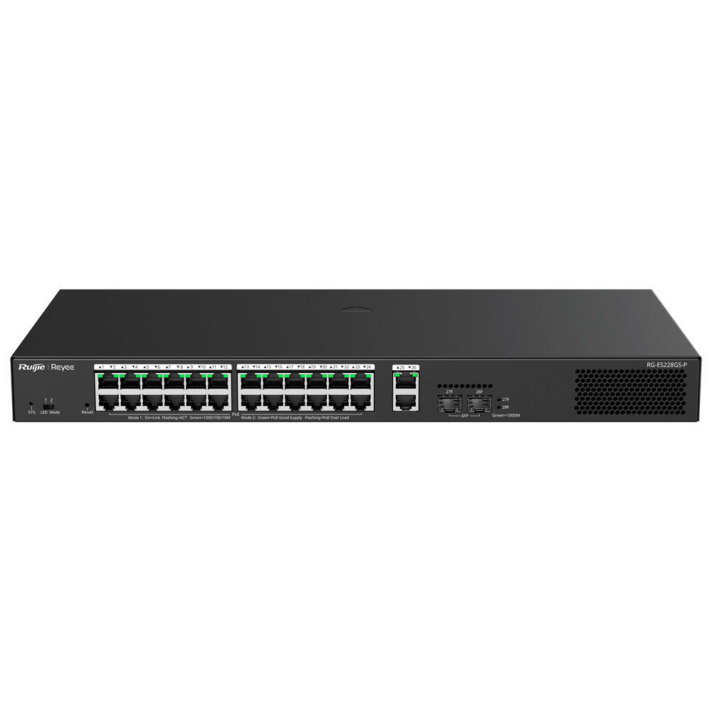 Reyee Switch PoE Cloud Gestionable - RG-ES228GS-P