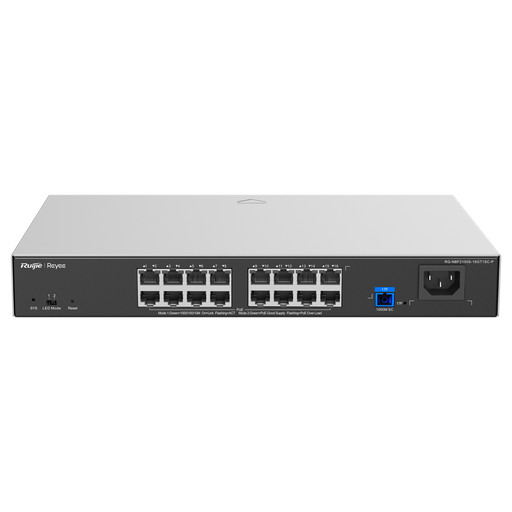 [RG-NBF2100S-16GT1SC-P] Reyee E-Lighten Switch PoE Cloud Capa 2 - RG-NBF2100S-16GT1SC-P