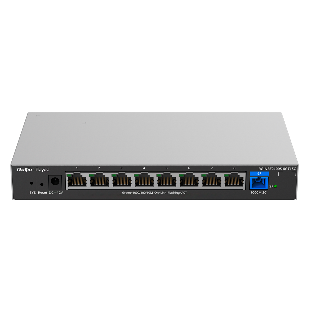 Reyee E-Lighten Switch Cloud Capa 2 - RG-NBF2100S-8GT1SC