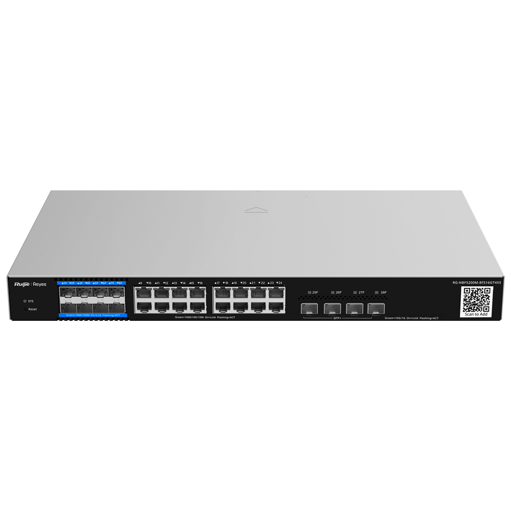Reyee E-Lighten Switch Cloud Capa 3 - RG-NBF5200M-8FS16GT4XS