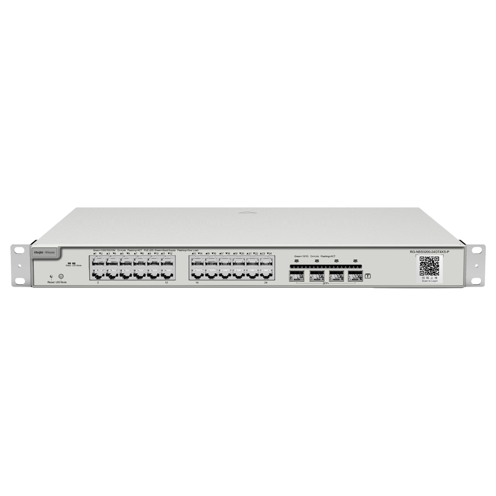 Reyee Switch PoE Cloud Capa 2+ - RG-NBS3200-24GT4XS-P