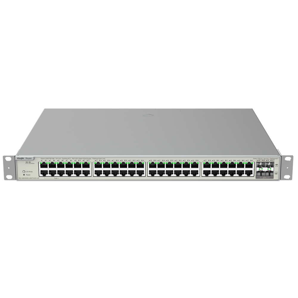 Reyee Switch Hi-PoE Cloud Capa 3 - RG-NBS5200-48GT4XS-UP