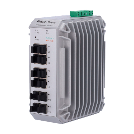[RG-NIS3100-8GT4SFP-HP] Reyee Switch Industrial PoE Cloud Capa 2 - RG-NIS3100-8GT4SFP-HP