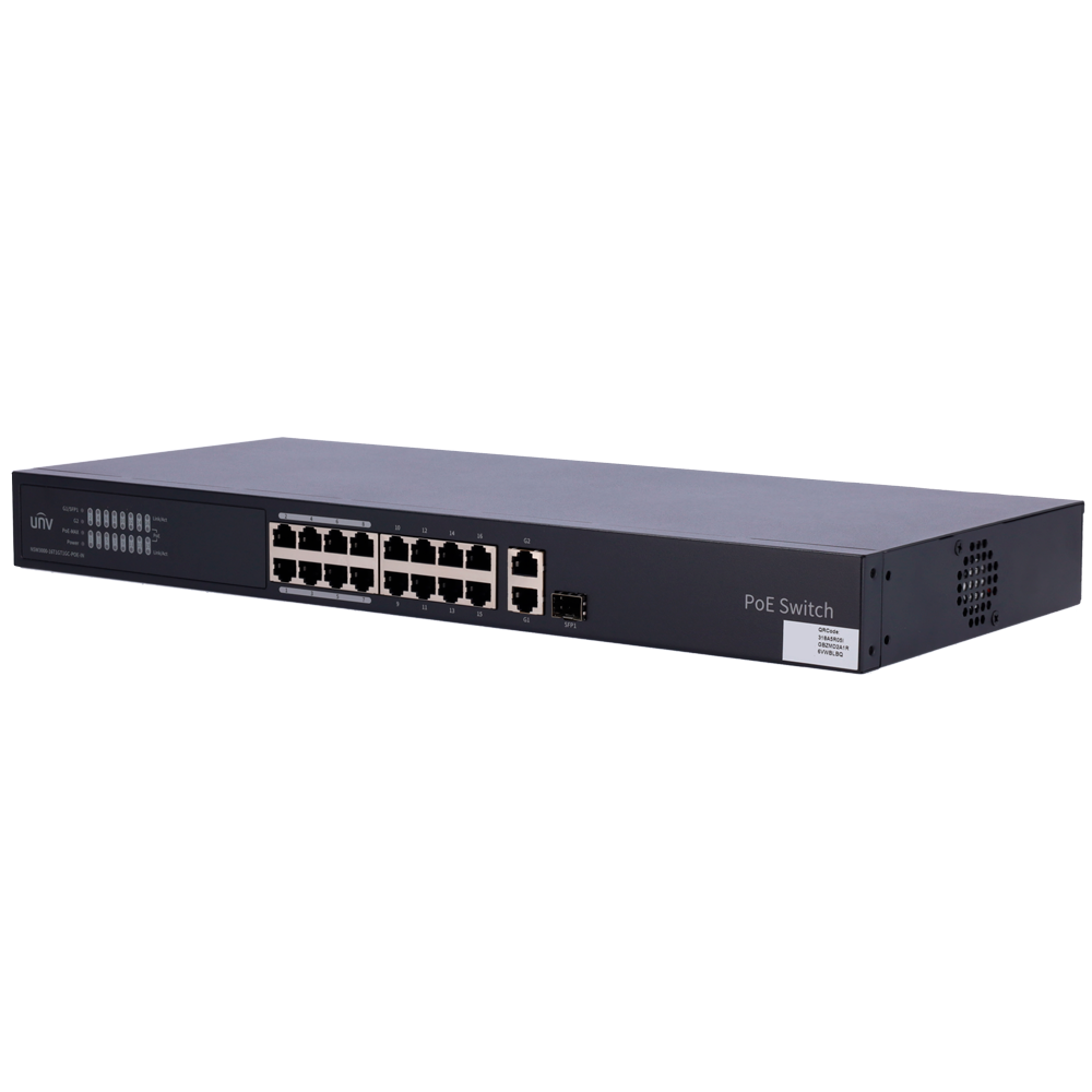 Uniview UV-NSW3000-16T1GT1GC-POE-IN - Switch PoE Cloud gestionable