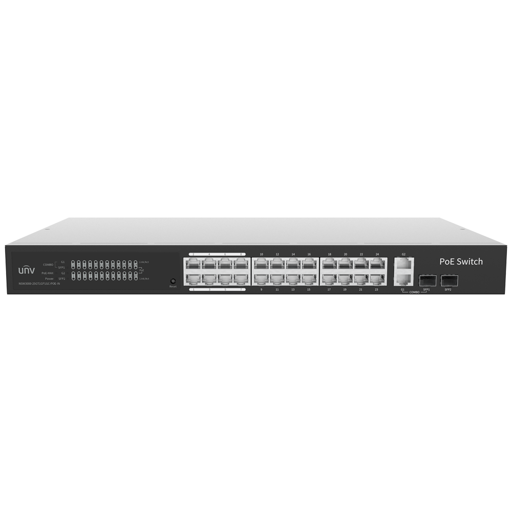 Uniview UV-NSW3000-25GT1GP1GC-POE-IN - Switch PoE 25p Cloud gestionable
