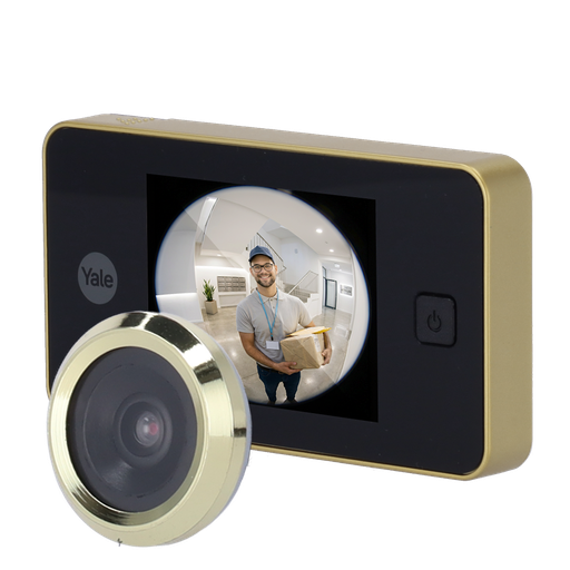 [YALE-DOORVIEWER500-GOLD] Mirilla digital 3,2" 105º oro YALE-DOORVIEWER500-GOLD