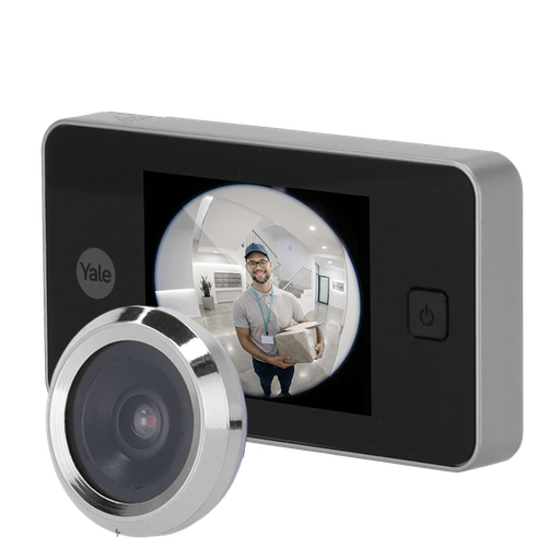 [YALE-DOORVIEWER500-SILVER] Mirilla digital 3,2" 105º plata YALE-DOORVIEWER500-SILVER