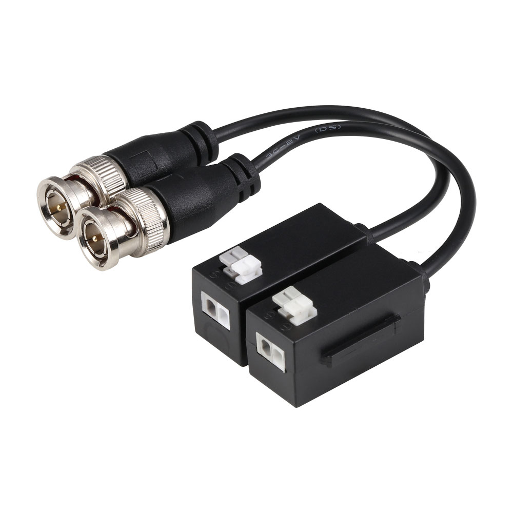 Pack de 2 transceptores pasivos de vídeo HDCVI/HDTVI/AHD/CVBS de 1 canal de transmisión en tiempo real de hasta 4K (CVI) DAH...