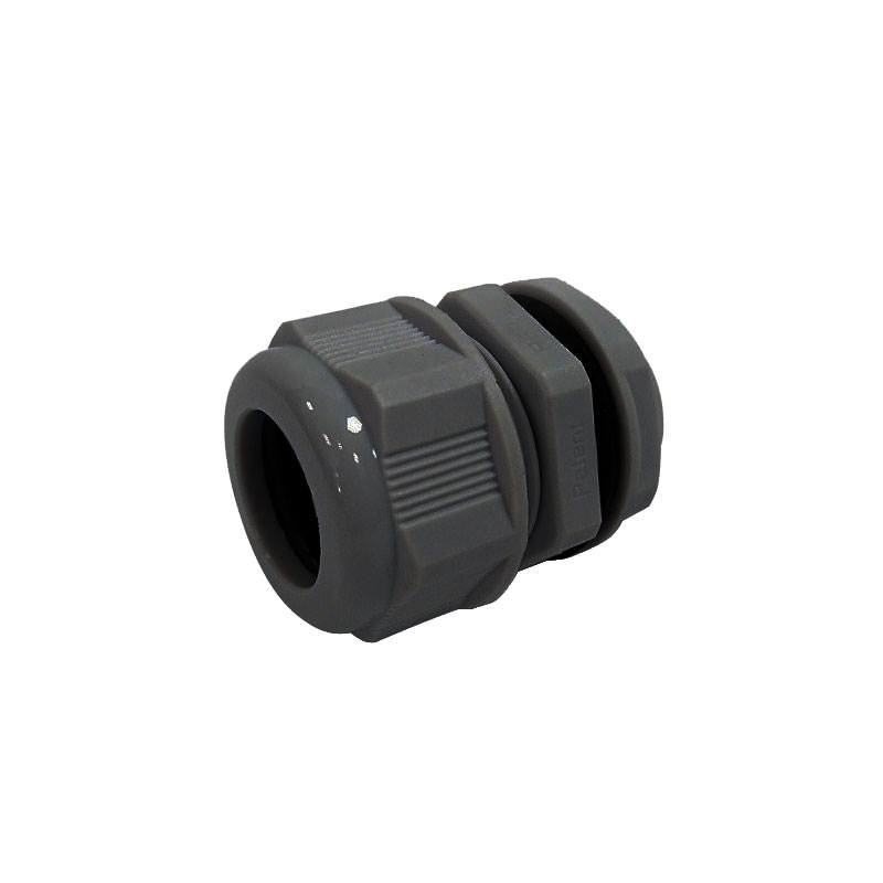 Pieza pasacable en color negro con prensaestopas compatible con DAHUA-230 (PFA121), DAHUA-225 (PFA122), DAHUA-214 (PFA12 DAH...