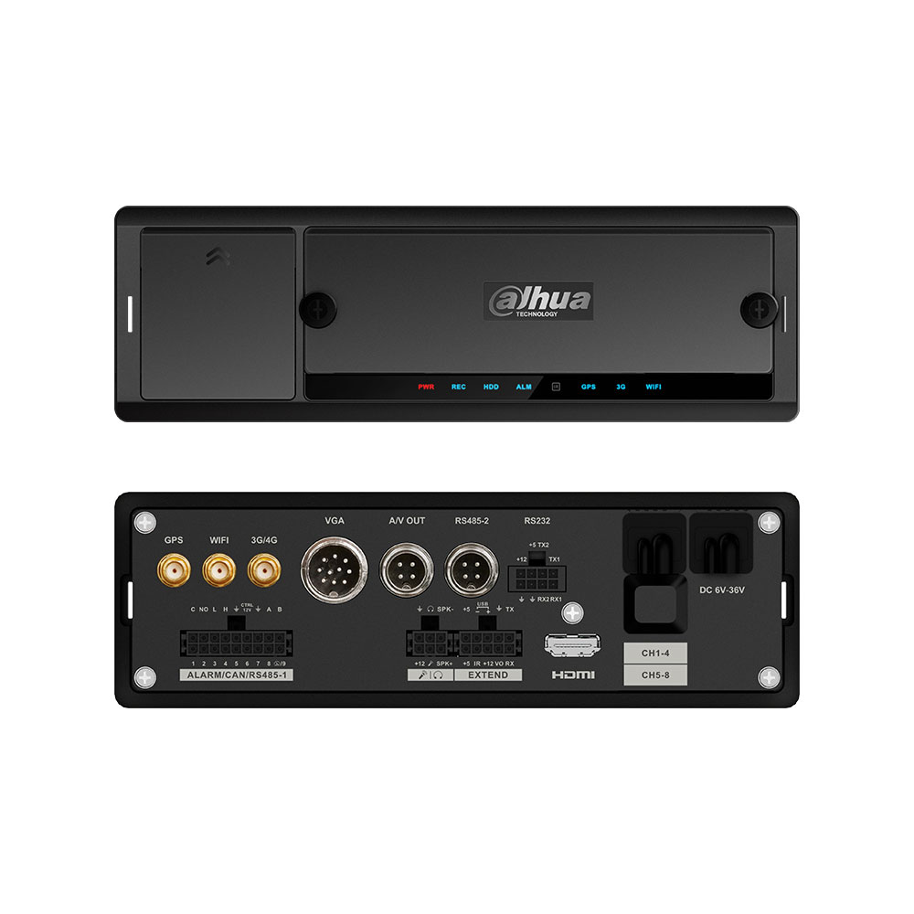 NVR móvil de 4 canales 2MP con PoE DAHUA-3379